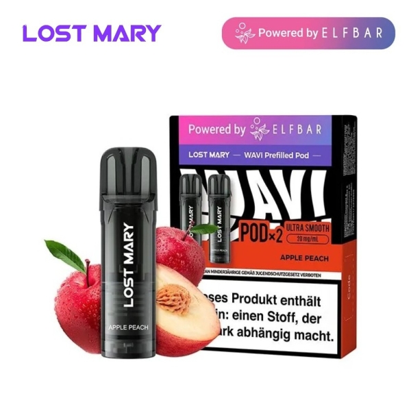 Lost Mary Wavi - Apple Peach - Prefilled Pod 2ml/ Stück